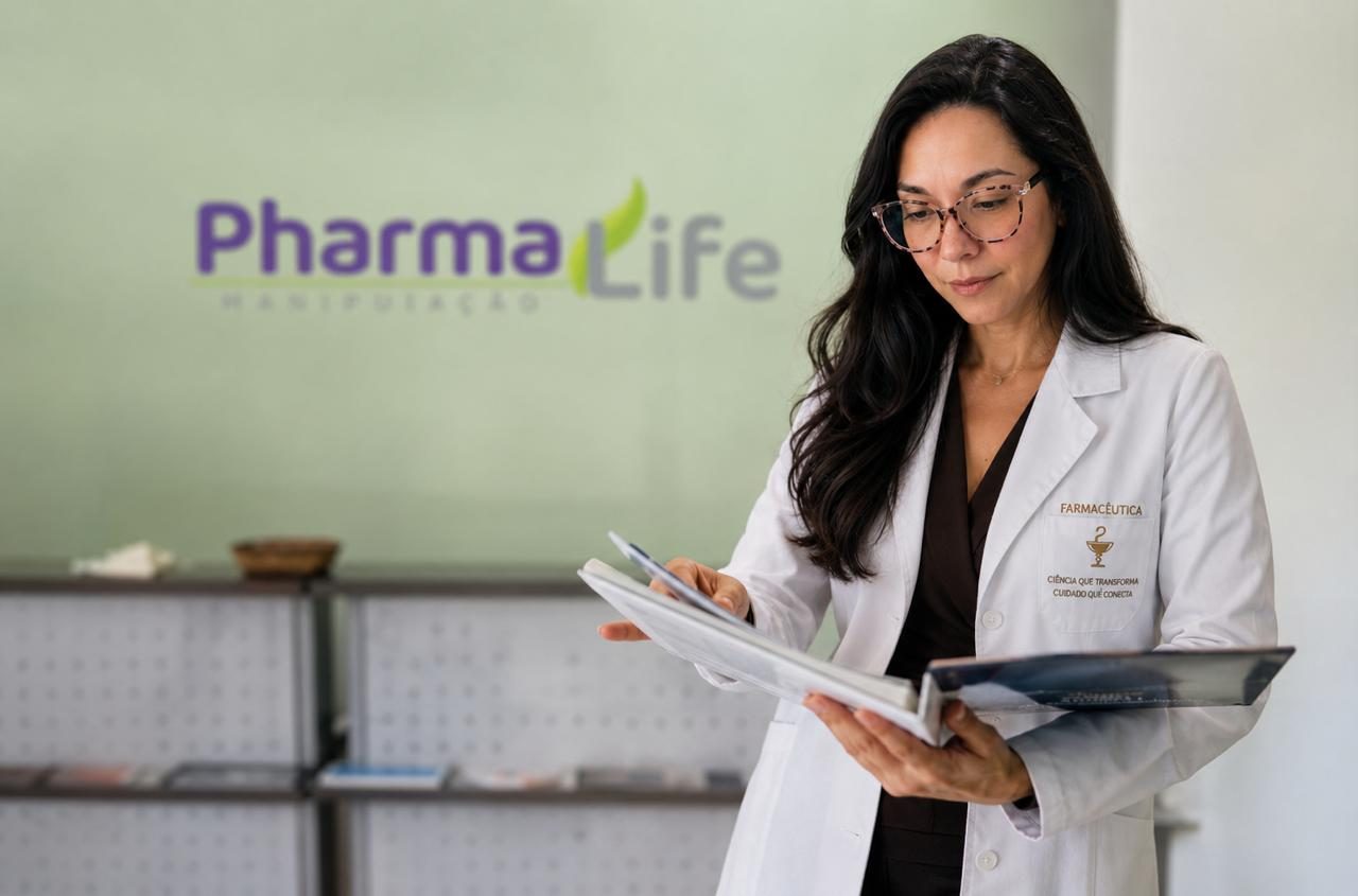 Farmacêutica da Pharmalife Manipulação