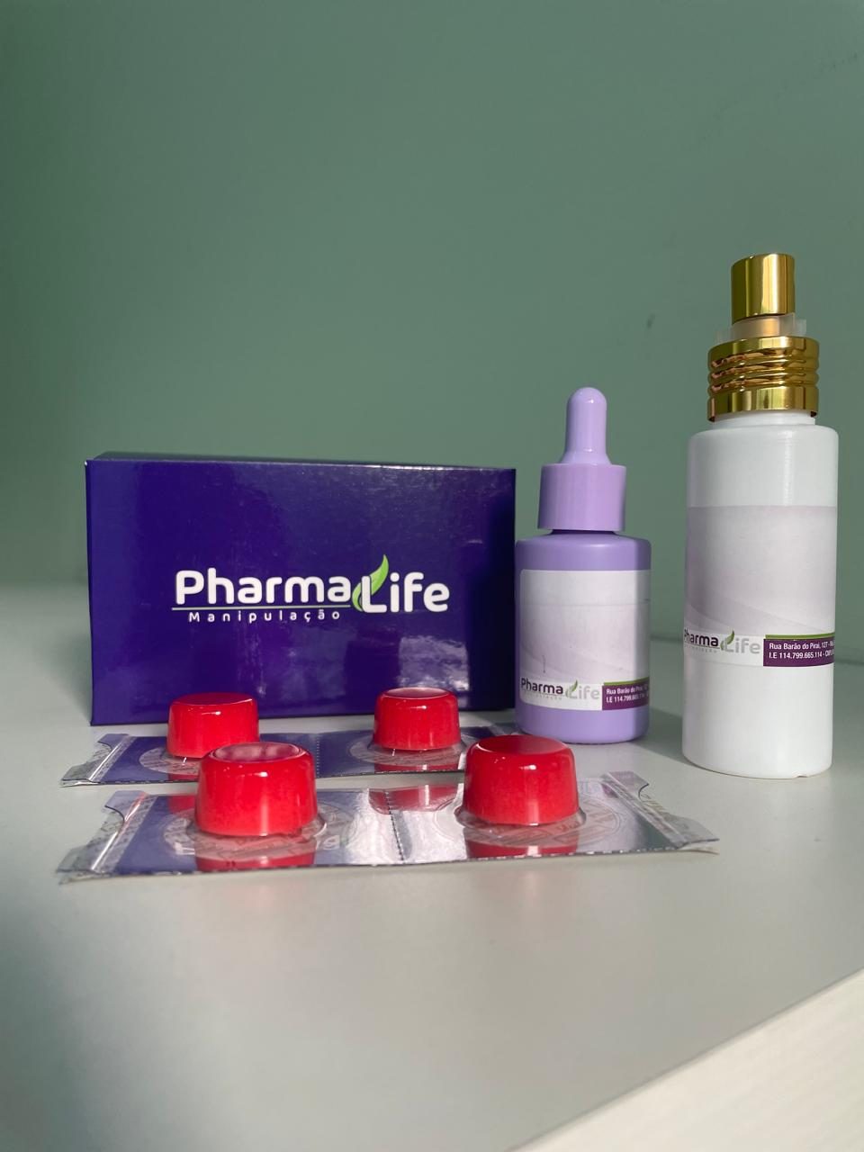 Embalagens de produtos manipulados Pharmalife
